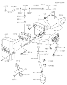 Fx850v-Cs47 Fuel Tank And Fuel Valve Diagram and Parts List for FX850V-CS47  Cub Cadet Engine